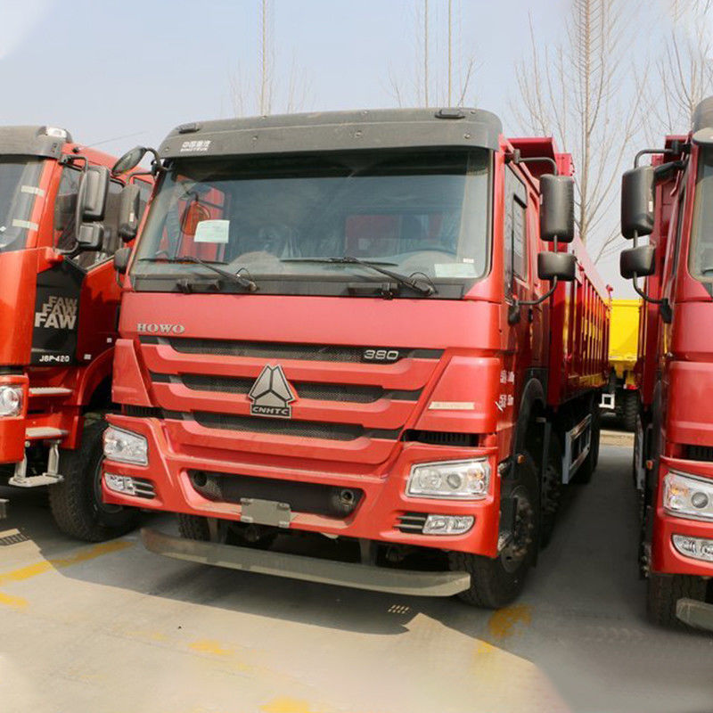 Second Hand 380HP 8x4 8.5m HOWO Dump Truck Gross Vehicle Weight ≥30T and Touch Screen None