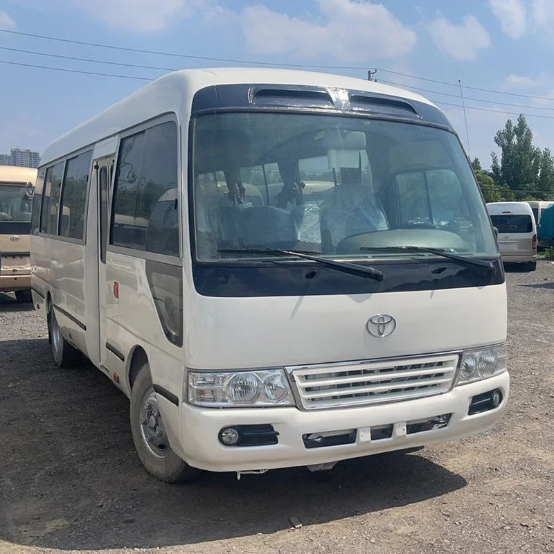 7.00R16 Tire Good Condition Diesel Used Toyo ta Coaster Bus Customer's Requirement