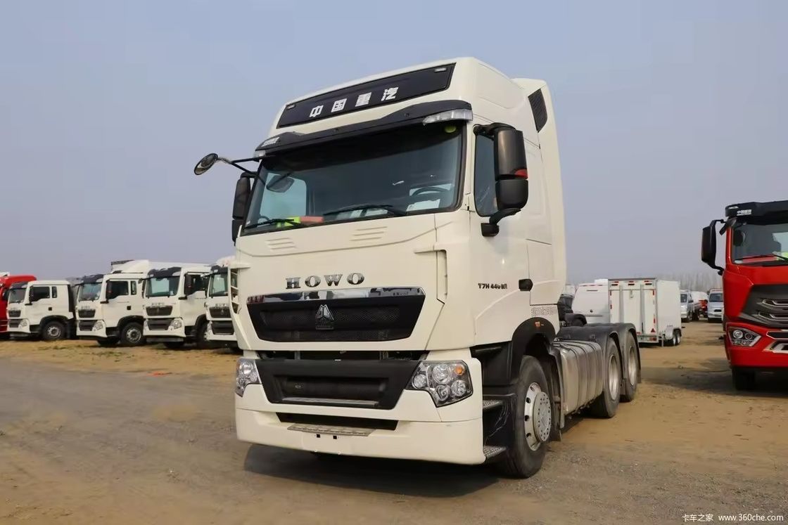Sinotruk Howo 6x4 10 Wheel Tractor Truck Used 371hp 440hp Cylinders 6 Tire Number 10