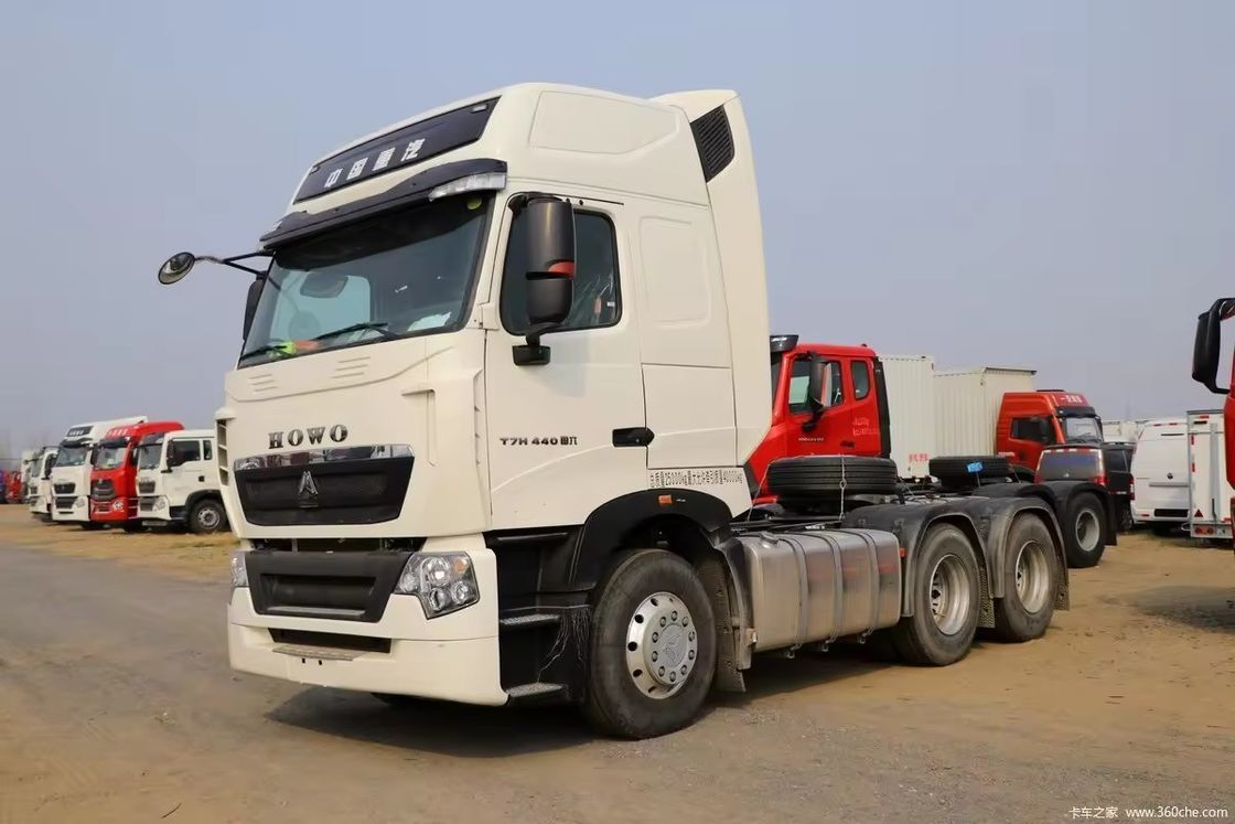 Sinotruk Howo 6x4 10 Wheel Tractor Truck Used 371hp 440hp Cylinders 6 Tire Number 10