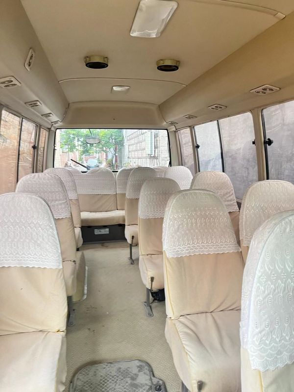 30 Seater Toyota Coaster Bus in Good Condition with Diesel Fuel and G.V.W of 5900 kg