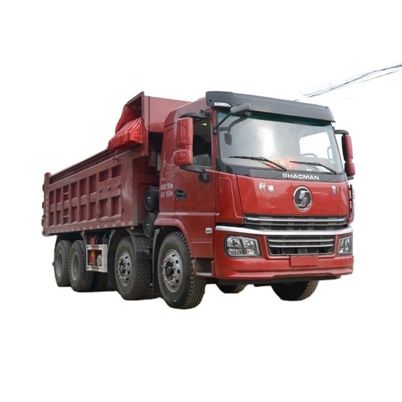 Shacman 8x4 12 Wheels 8m3 24 Cubic Meter 30T White Heavy Used Dump Truck in Good Condition