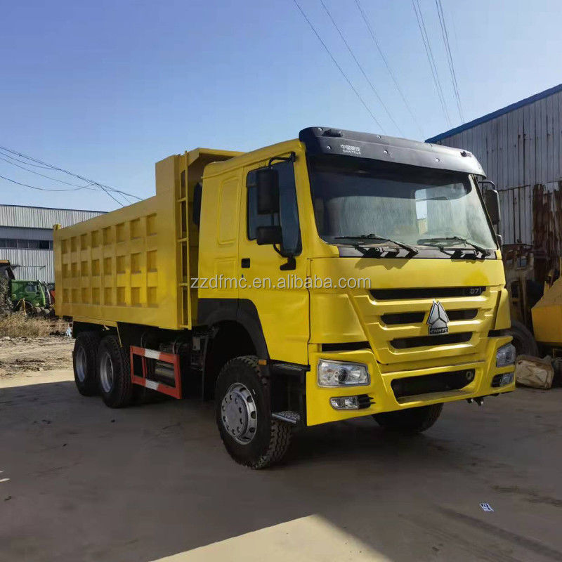 Used 2024 10 Wheels 24 Cubic Meter Howo 371 Power Dump Truck for Mining Transportation