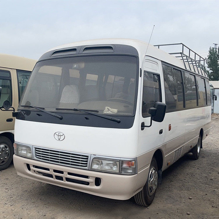 Used Diesel 30 Seater Toyota Coaster Bus Good Condition LHD 7.00R16 Tire G.V.W 5900 kg