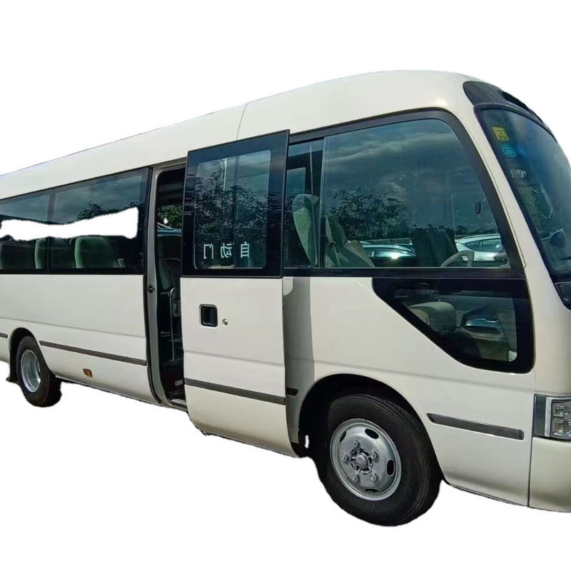 Used Toyo ta Coaster 30 Seat Bus with Diesel Engine in Good Condition and Affordable