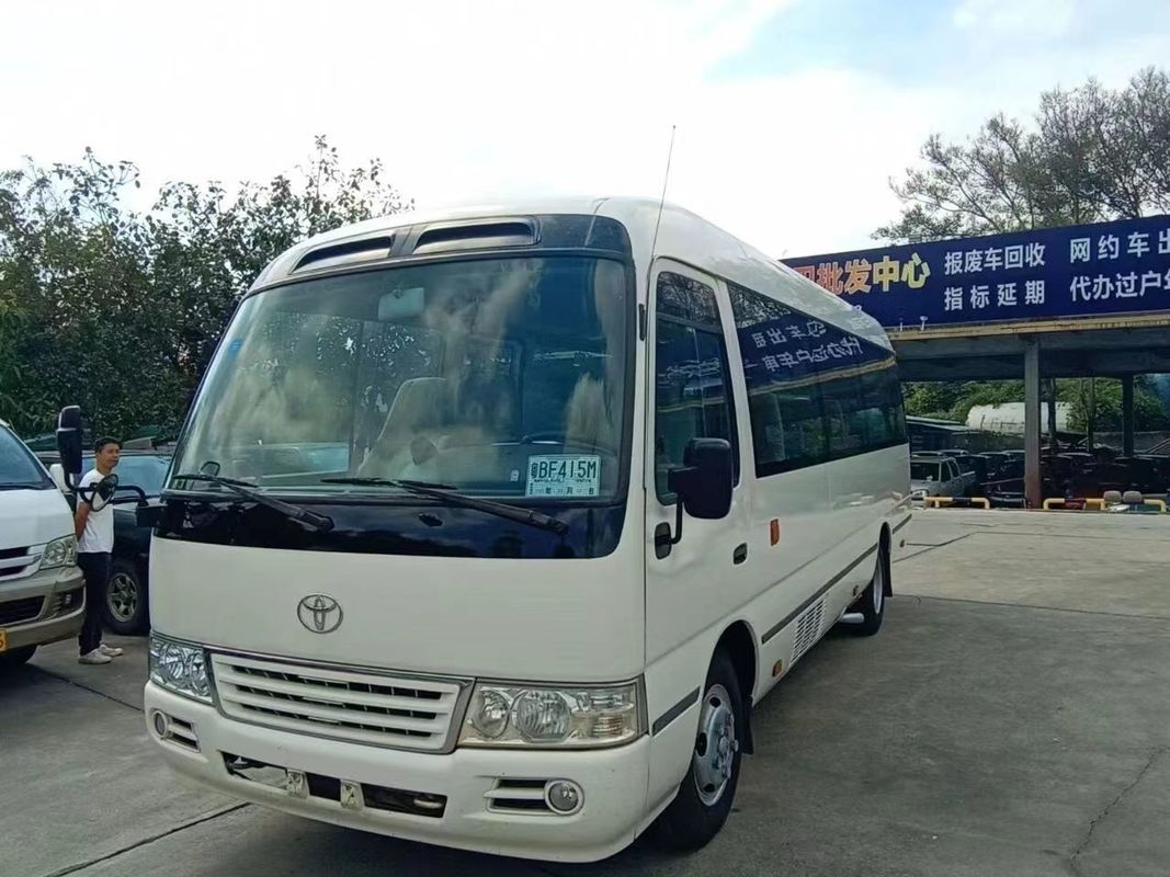 Used Toyo ta Coaster 30 Seat Bus with Diesel Engine in Good Condition and Affordable
