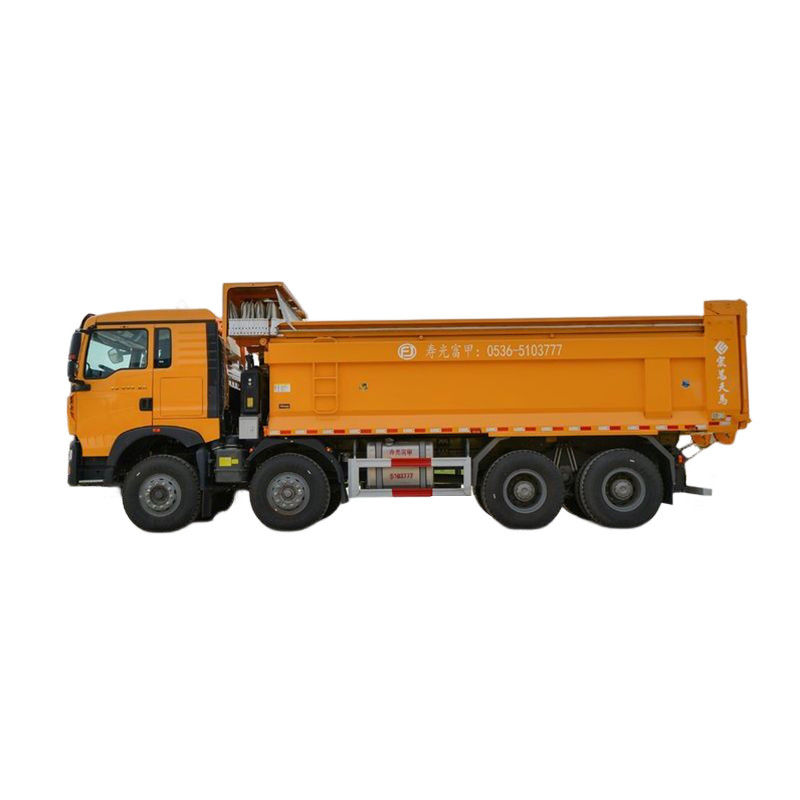 Automatic 10 Tyres Heavy Duty HOWO Dump Truck with Rear Camera and Normal Driver's Seat