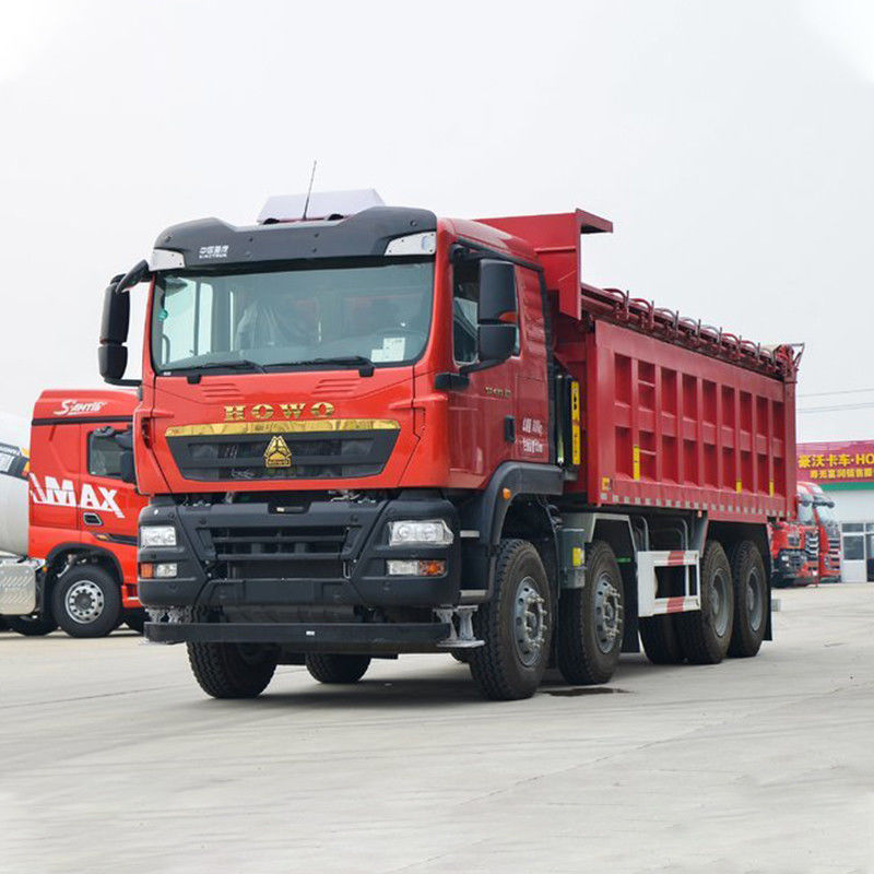 8x4 Tripper Truck 40 Ton 12 Wheels Dump Truck with Manual Air Conditioner HOWO 400HP