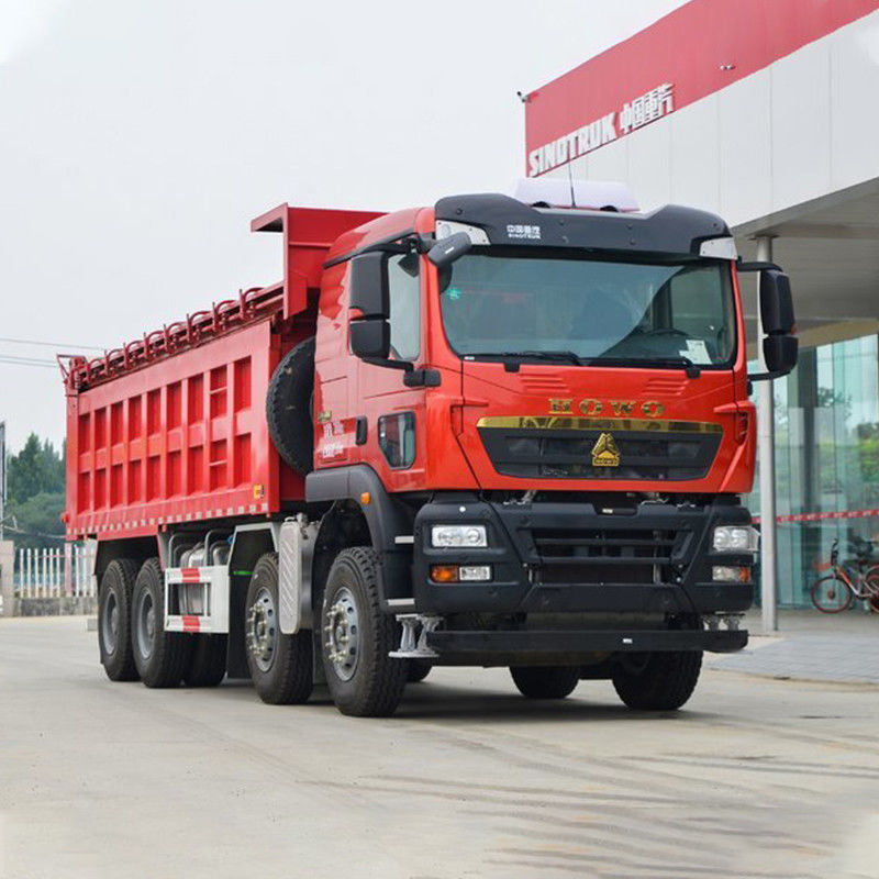 8x4 Tripper Truck 40 Ton 12 Wheels Dump Truck with Manual Air Conditioner HOWO 400HP