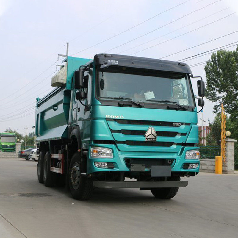 Second Hand Howo 380hp 6x4 Tripper Dump Truck 40 Ton 10 Wheels with Rear Camera None