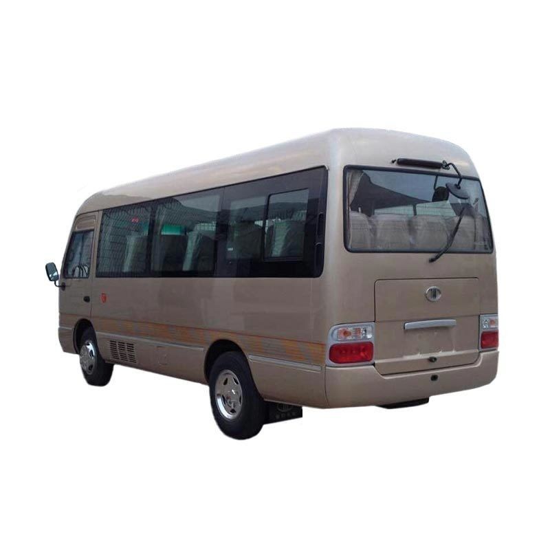 Model 19 Seater RHD Mini Coaster Passenger Bus 70L Oil Tank 7.00R16 Tires Ready to Ship