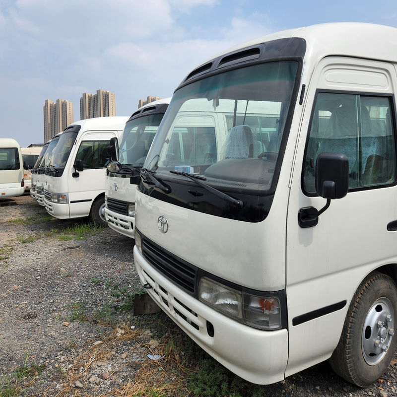 6 8L USED TOYO TA COASTER diesel or gasoline from 23 to 29 seats with EURO 3 emission