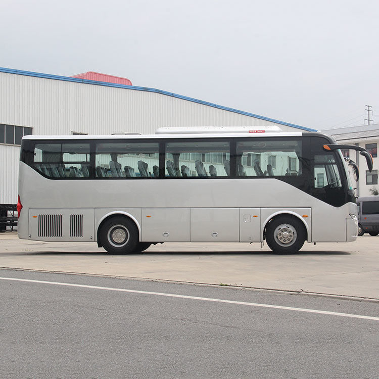 Luxury 38 seats coach bus with Max speed 100km/h and Curb Weight 9750