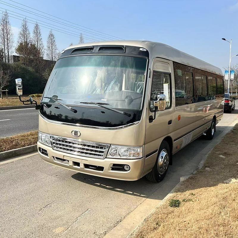 30 1 Seats RHD LHD Public Bus Style Toyota Coaster Bus Manual Transmission and with 1