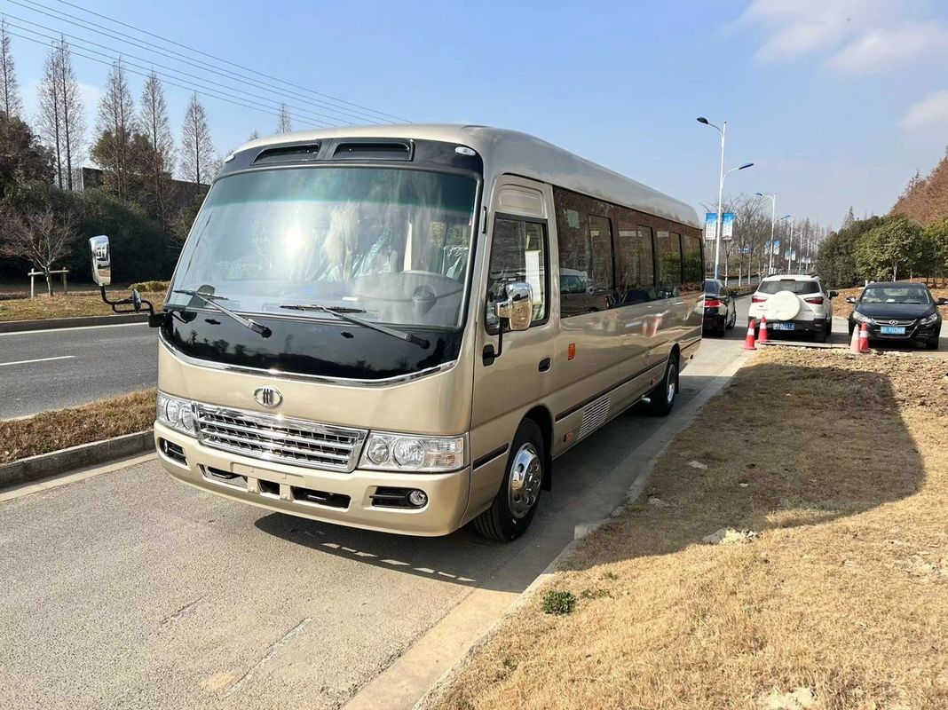 Yuchai Engine 30 Seat Mudan Commuter Bus Diesel RHD and LHD Driver 100km/h Max Speed