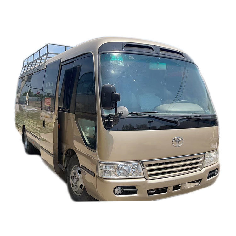 30 Seater Japan Used Bus Manual Toyota Coaster Bus with 7005*2040*2785mm Dimensions