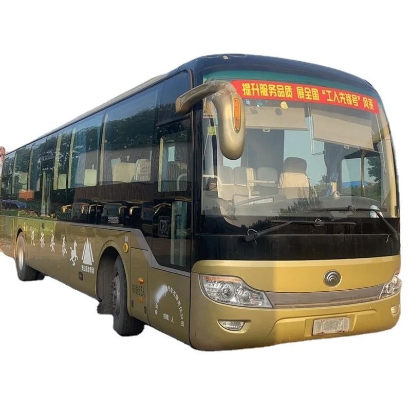 Luxury 12M 65 Seats Used Coach Bus With Yuchai Engine Designed For Your Satisfaction