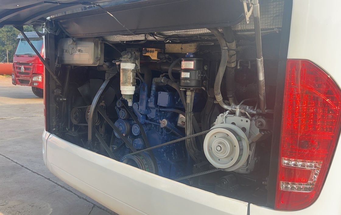 Used 50-60 Seats Big Space Coach Buses with Diesel Fuel Type and Power Steering