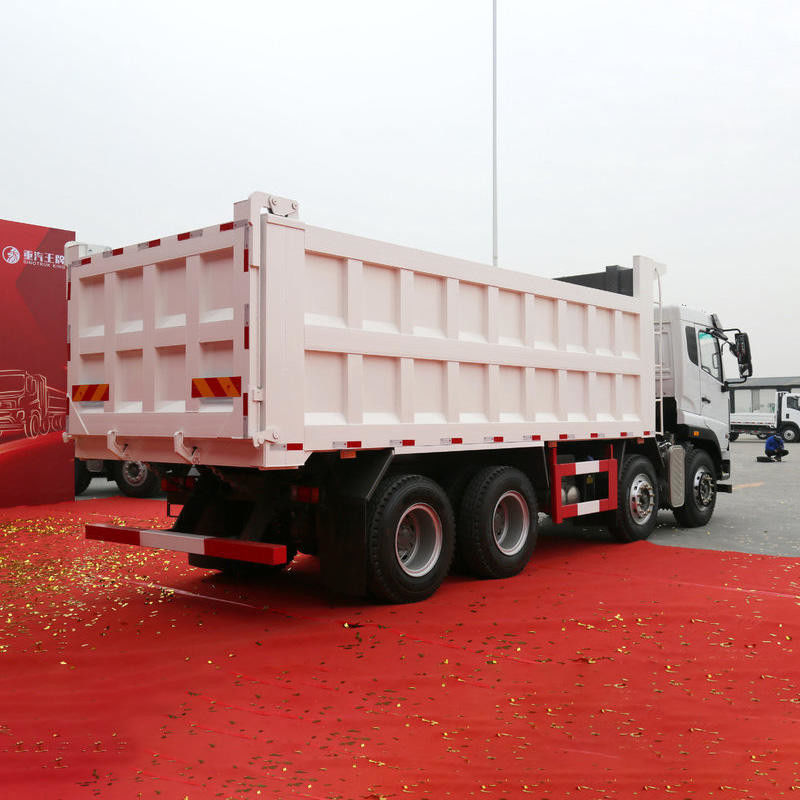 420hp 8x4 12 Wheeler Used Tipper Trucks with 300-400L Fuel Tank Capacity in Howo