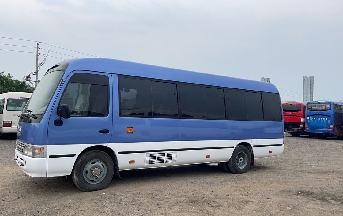 Euro 3 Emission Standard 25 Seater Used Toyo Ta Coaster School Bus High Speed 69 Km/h