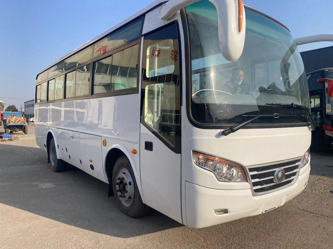 Leaf Spring Suspension 35 Seat Bus Coach Uses Youtong Bus for Safe and Transportation