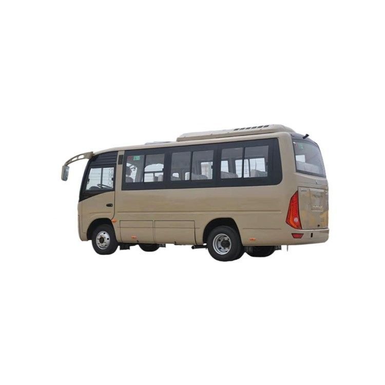 Manual Transmission Type Dongfeng 19 Seats LHD Used Coaster Buses 2360ml Displacement