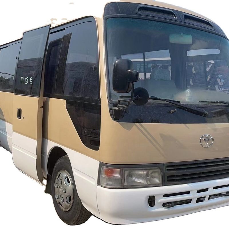 Japan Toyo ta Coaster 30 Seater LHD Bus with DF5S410 Gear Box and Max Speed 91 110 km/h