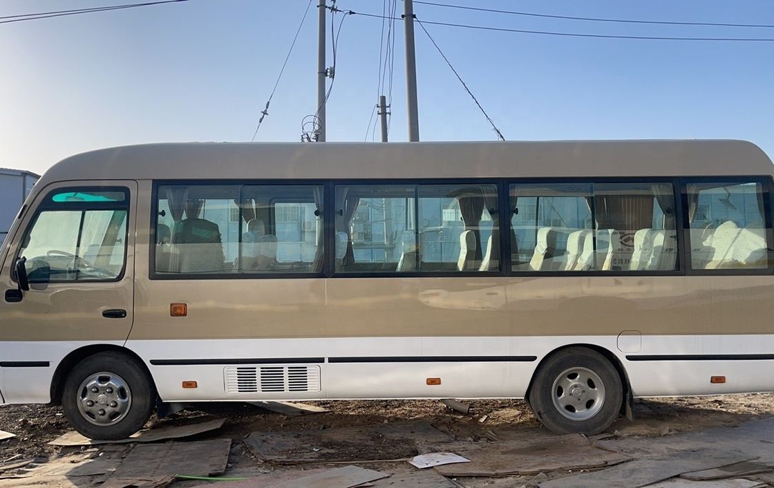 Japan Toyo ta Coaster 30 Seater LHD Bus with DF5S410 Gear Box and Max Speed 91 110 km/h