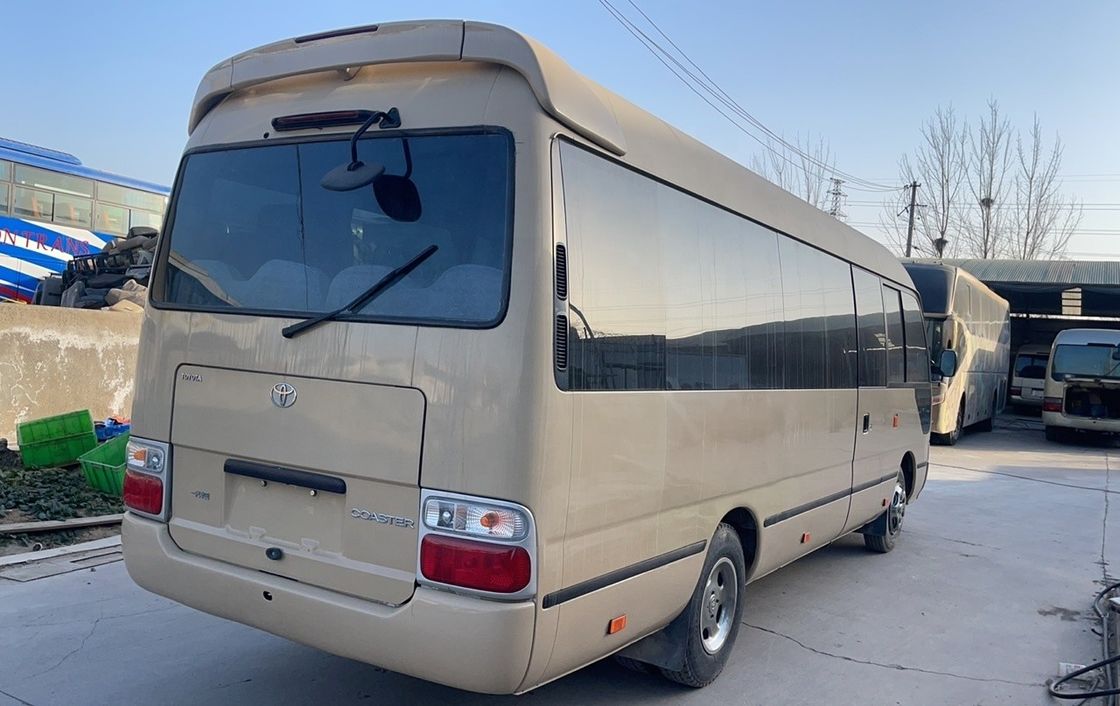 Japan Toyo ta Coaster 30 Seater LHD Bus with DF5S410 Gear Box and Max Speed 91 110 km/h