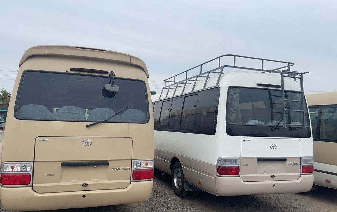 Good Condition 30 Seats Used Toyo ta Coaster Bus for Transmission Type Manual