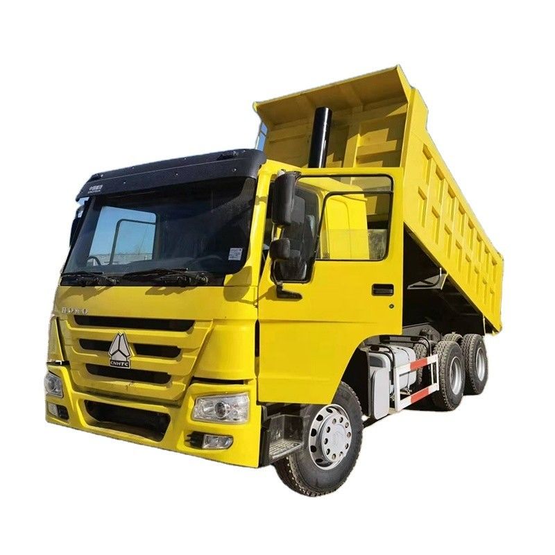 4000hp Howo 6x4 Red Tipper Truck Dump Truck Euro 3 Emission Standard Gross Vehicle Weight ≥30T