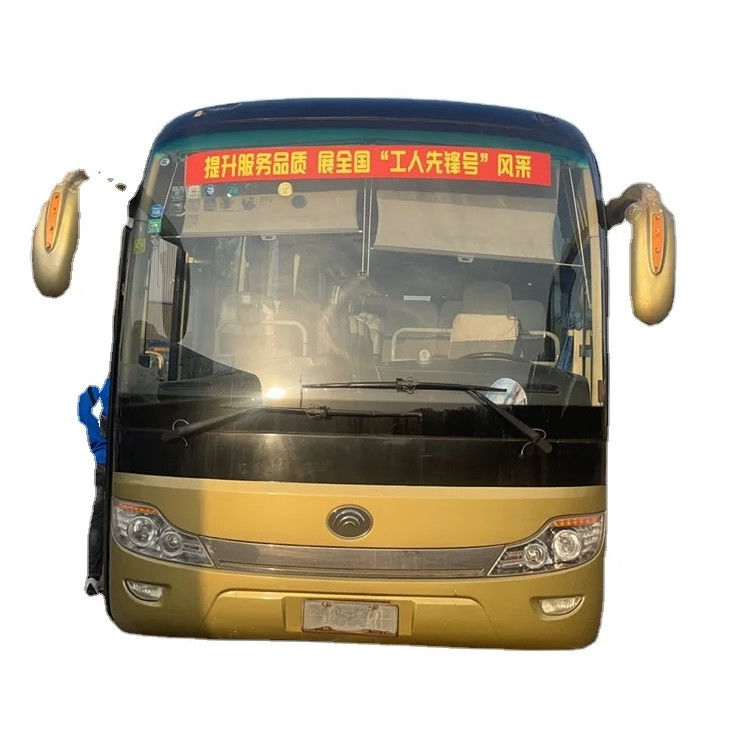 LED ZK 6121 Coach 65 Seater Bus Double Doors Buses Well Refurbished for Transportation