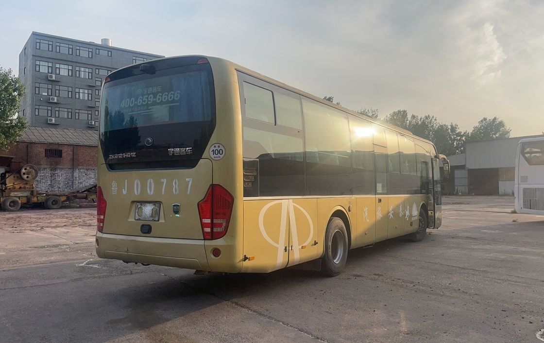 LED ZK 6121 Coach 65 Seater Bus Double Doors Buses Well Refurbished for Transportation