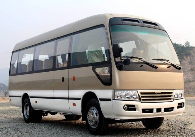 Used Toyo ta 19-30 Seats Small Passenger Coaster Bus with Air Condition and Affordable