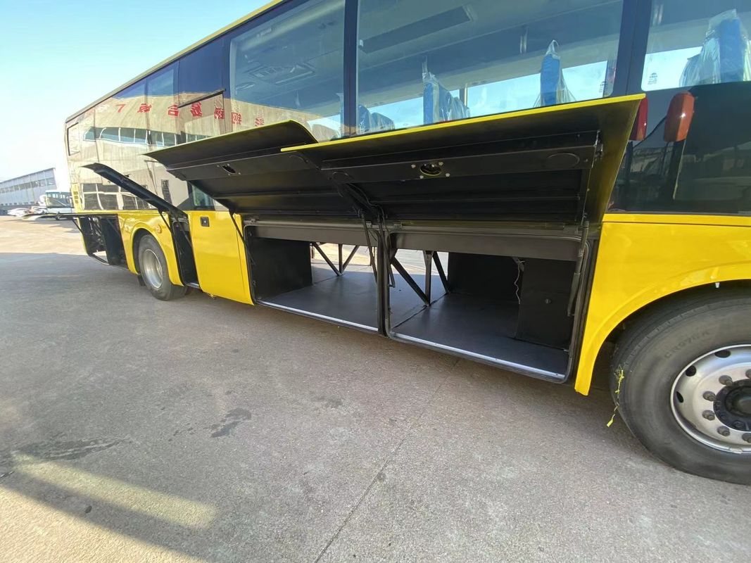 Used 65 Seater ZK6121 12m Coach Bus with 8.4L Displacement and Left Side Steering Wheel
