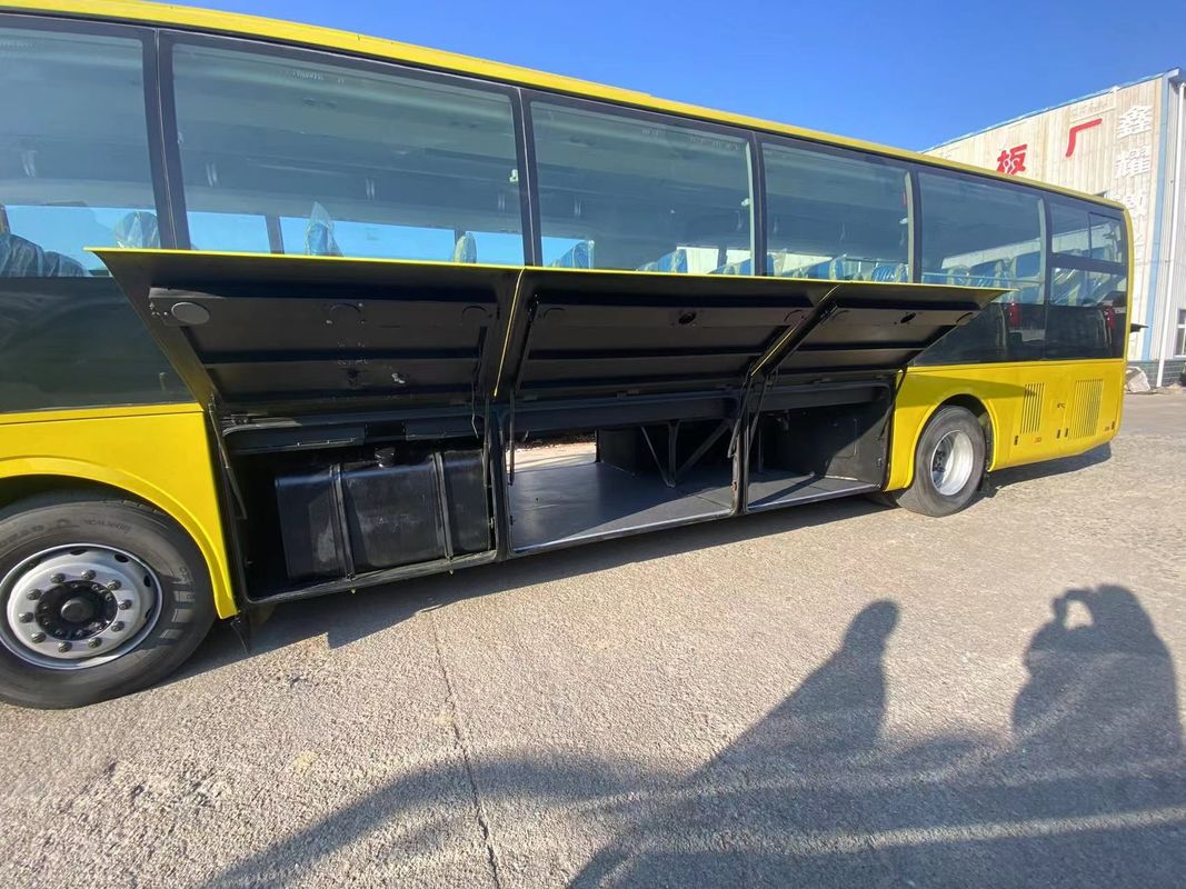 Used 65 Seater ZK6121 12m Coach Bus with 8.4L Displacement and Left Side Steering Wheel