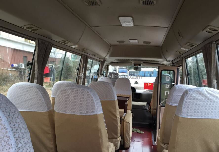 Max Torque 340Nm/rpm 22 Seater Coaster Bus 7.7m Diesel Front Engine Left Hand Drive Bus