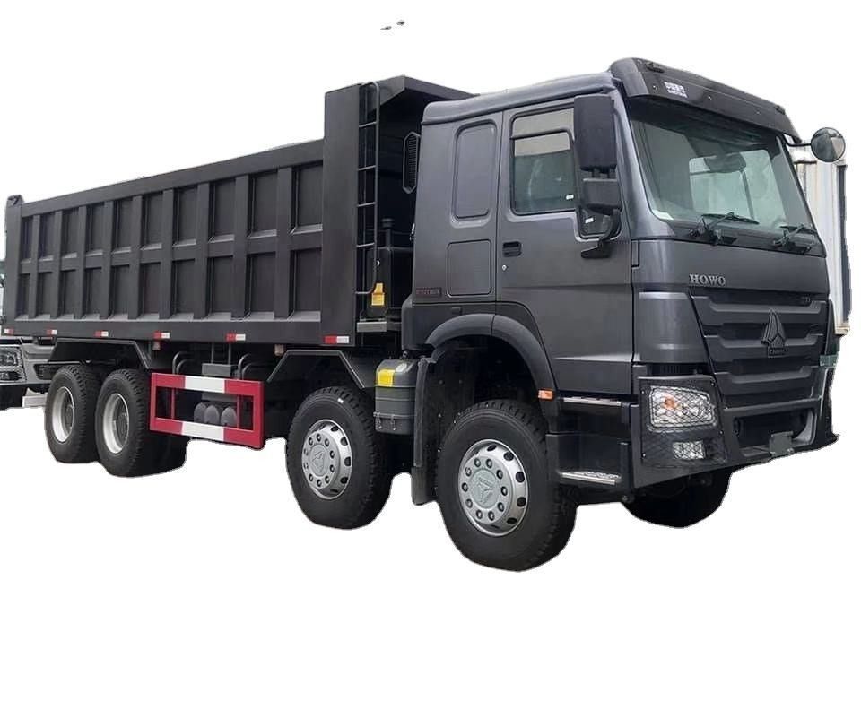 8x4 400hp 12 Wheels 50 60 Tons Tipper Dump Trucks With 400-500L Fuel Tank Capacity