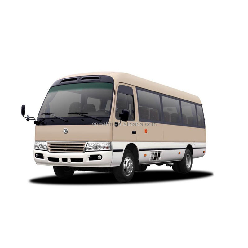 16-22 Seats Dongfeng LHD Coaster Mini Bus with Rear Luggage Compartment Volume of 0.25 m3