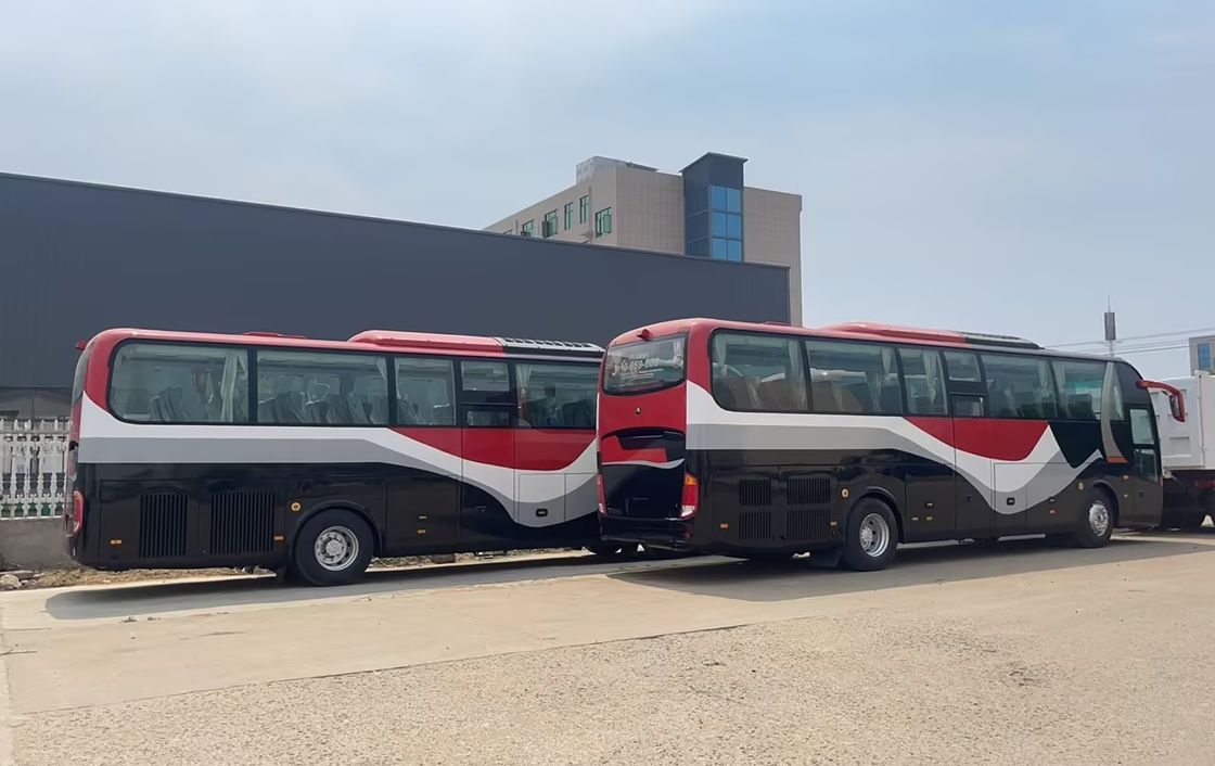 Find your perfect 47-seater coach bus with rear engine and low mileage of 56000km at our