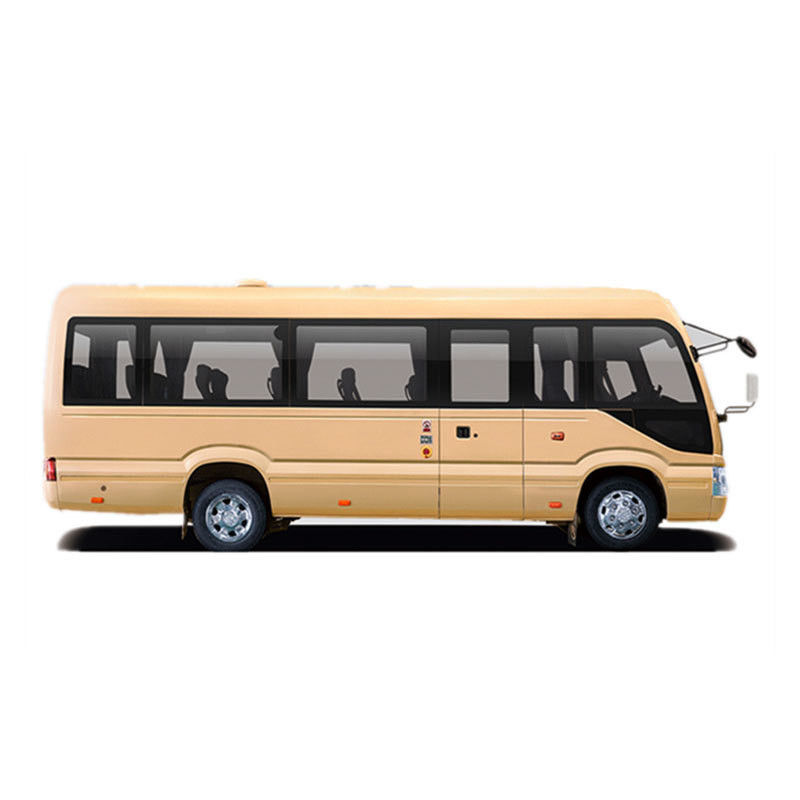Euro 6 Emission Standard 19 Seats Coaster Bus with Diesel Engine and 100km/h Speed