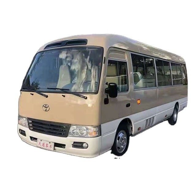 16/10 Approach/Departure Angle Used Toyota Coaster Bus with Euro 2 Emission Standard