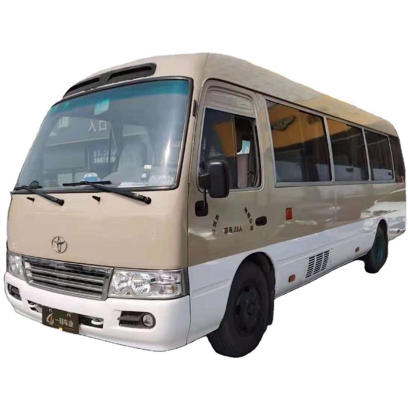 Toyota Coaster Diesel 30 Seats Bus with Manual Transmission and Max Speed of 120km/h