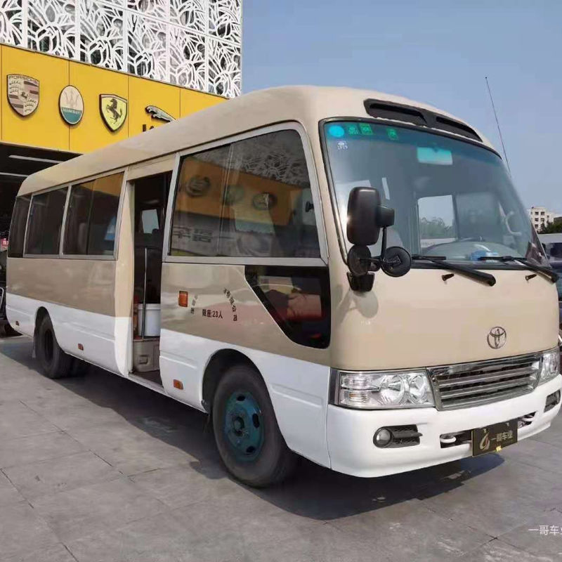 Toyota Coaster Diesel 30 Seats Bus with Manual Transmission and Max Speed of 120km/h