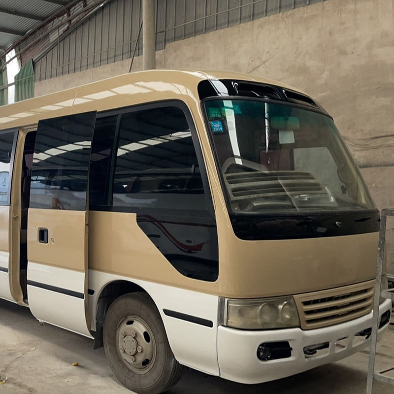 Toyota Coaster Diesel 30 Seats Bus with Manual Transmission and Max Speed of 120km/h