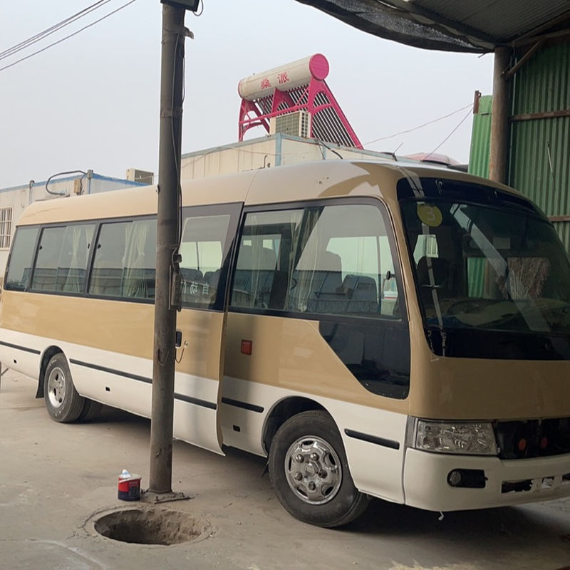 Popular Good Condition Toyota Coaster Bus with 7.00R16 Tires and 3935mm Wheel Base