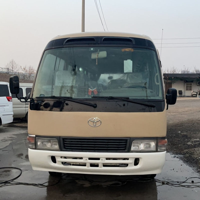 30 Seats Used Toyo ta Coaster Bus with Euro 3 Emission Standard and Good Condition