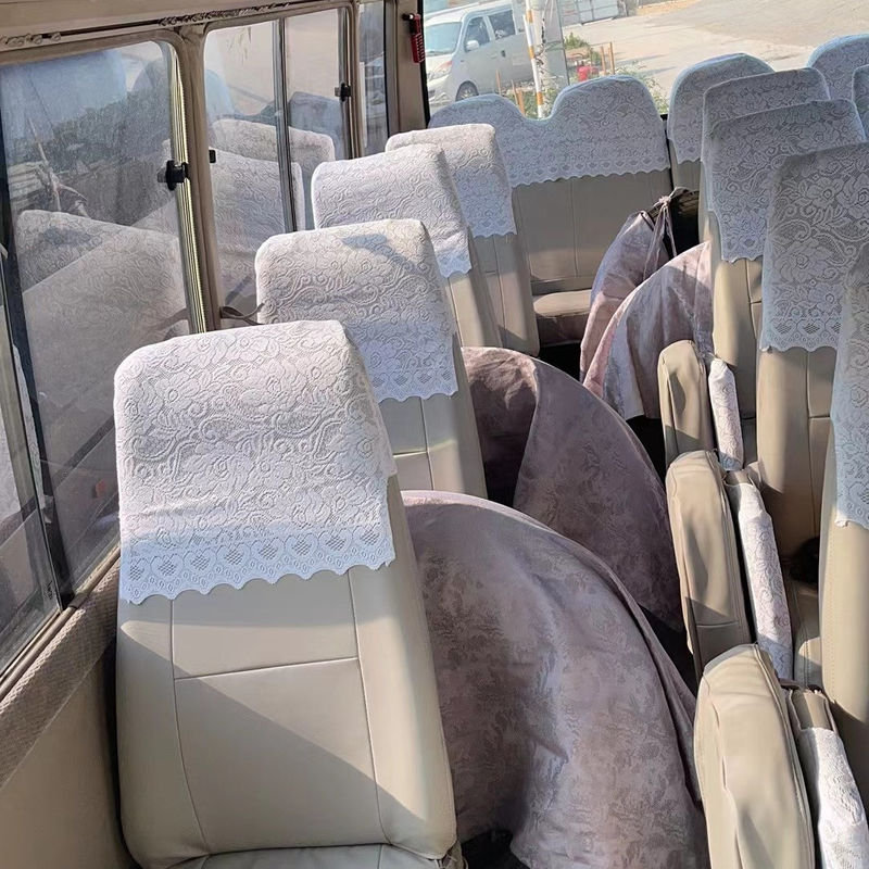 30 Seats Used Toyo ta Coaster Bus with Euro 3 Emission Standard and Good Condition