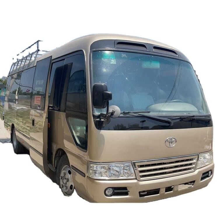 30 Seats TOYOTA Coaster Bus with 4 Cylinders in Line Engine at and Excellent Condition