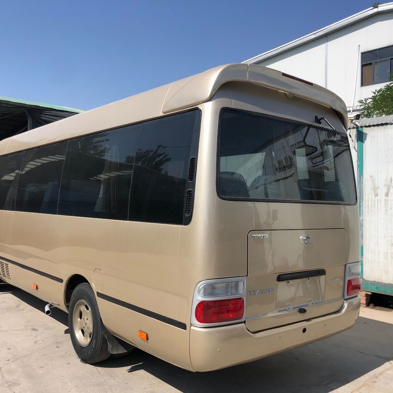 30 Seat Capacity Used Bus Coaster Good Condition Diesel Engine Euro 3 Emission Standard